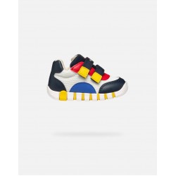 GEOX ΑΓΟΡΙ  SNEAKERS  B3555C 01454 C0899 ΑΣΠΡΟ ΝΑΥΤΙΚΟ